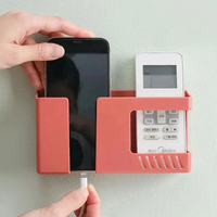 2 in 1 wall mounted storage box for mobile phones