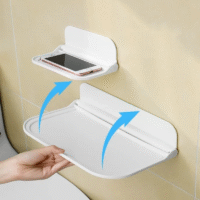 Foldable wall shelf space saving Foldable storage shelf