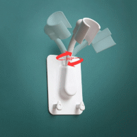 360 ° shower head holder adjustable self-adhesive