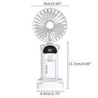 USB Rechargeable Car Mini Fan