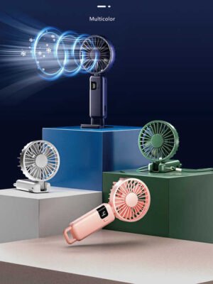 USB Rechargeable Mini Fan with Hook