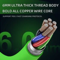RGB Fast Charging USB-C Cable