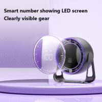 USB Mini Hand Fan with LED Display